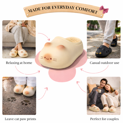 KittySteps™ | Cat Paw Print Slippers 🐾